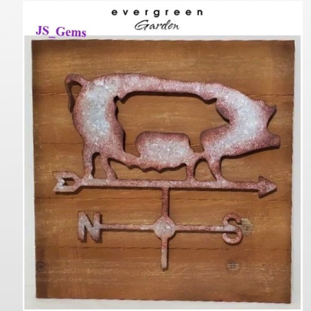 New Weathervane Pig Home Décor